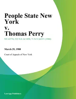 people state new york v. thomas perry book cover image