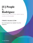 [U] People v. Rodriguez sinopsis y comentarios
