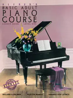 alfred's basic adult piano course: lesson book 1 book cover image