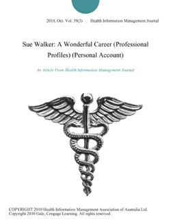 sue walker: a wonderful career (professional profiles) (personal account) imagen de la portada del libro