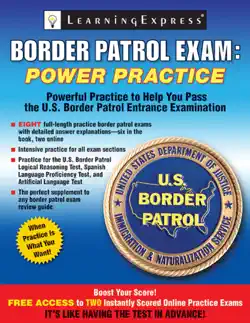 border patrol exam book cover image