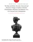 The State and Ethnic Diversity: Structural and Discursive Change in Quebec's Ministere D'immigration (Miinistere des Relations Avec Les Citoyens Et de L'immigration) sinopsis y comentarios