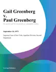 Gail Greenberg v. Paul Greenberg synopsis, comments