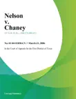 Nelson v. Chaney synopsis, comments