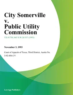 city somerville v. public utility commission book cover image