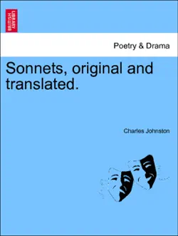 sonnets, original and translated. book cover image
