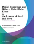 Daniel Boardman and Others, Plaintiffs in Error v. the Lessees of Reed and Ford synopsis, comments