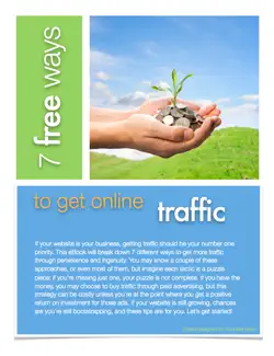 7 free ways to get online traffic book cover image