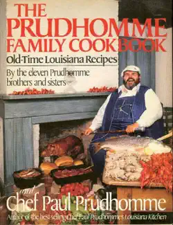 the prudhomme family cookbook book cover image