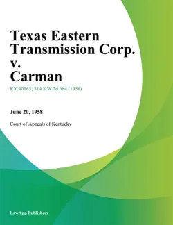 texas eastern transmission corp. v. carman imagen de la portada del libro