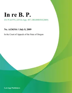 in re b. p. book cover image