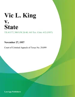 vic l. king v. state book cover image