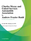 Charles Mccoy and United Services Automobile Association v. Andrew Frazier Rudd synopsis, comments