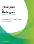 Thompson v. Rodriguez sinopsis y comentarios