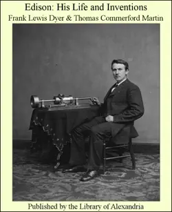 edison: his life and inventions book cover image