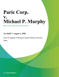 paric corp. v. michael p. murphy book cover image