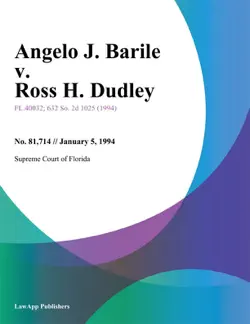 angelo j. barile v. ross h. dudley book cover image