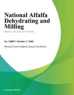 national alfalfa dehydrating and milling book cover image