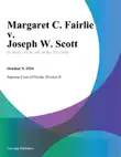 Margaret C. Fairlie v. Joseph W. Scott synopsis, comments