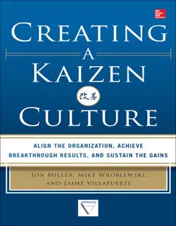 creating a kaizen culture: align the organization, achieve breakthrough results, and sustain the gains book cover image