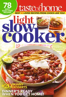 taste of home light slow cooker book cover image