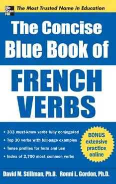 the concise blue book of french verbs book cover image