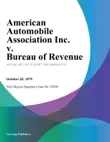 American Automobile Association Inc. V. Bureau Of Revenue synopsis, comments