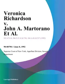 veronica richardson v. john a. martorano et al. book cover image
