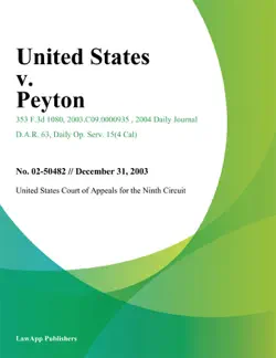 united states v. peyton book cover image