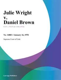 julie wright v. daniel brown book cover image