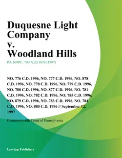 duquesne light company v. woodland hills book cover image
