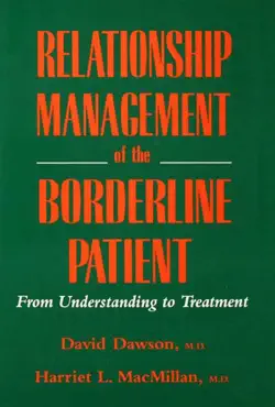 relationship management of the borderline patient book cover image