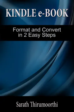 kindle e-book format and convert in 2 easy steps book cover image