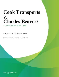 cook transports v. charles beavers book cover image
