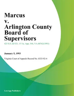 marcus v. arlington county board of supervisors book cover image