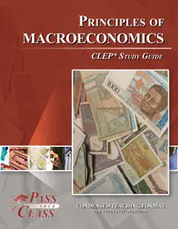 principles of macroeconomics clep test study guide book cover image