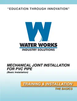mechanical joint installation for pvc pipe book cover image