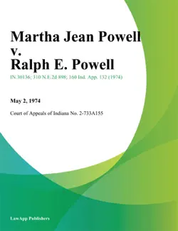 martha jean powell v. ralph e. powell book cover image
