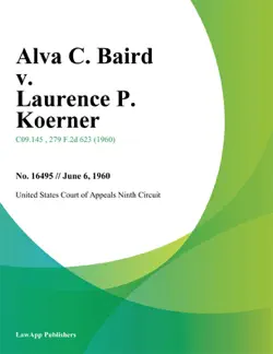 alva c. baird v. laurence p. koerner book cover image
