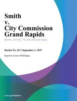 smith v. city commission grand rapids book cover image