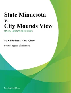 state minnesota v. city mounds view book cover image