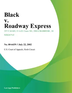 black v. roadway express book cover image