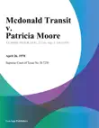 Mcdonald Transit v. Patricia Moore synopsis, comments