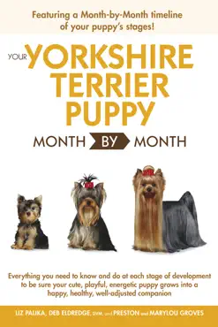 your yorkshire terrier puppy month by month book cover image