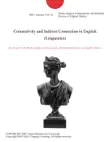 Connectivity and Indirect Connection in English (Linguistics) sinopsis y comentarios
