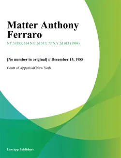matter anthony ferraro book cover image