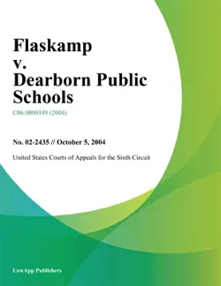 flaskamp v. dearborn public schools book cover image