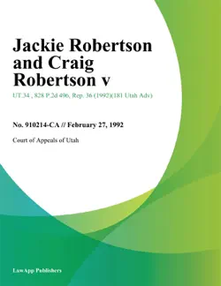 jackie robertson and craig robertson v. book cover image