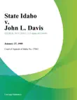 State Idaho v. John L. Davis synopsis, comments