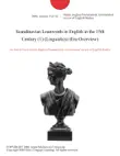 Scandinavian Loanwords in English in the 15th Century (1) (Linguistics) (Era Overview) sinopsis y comentarios